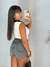 Short Saia Jeans Básico Barra Desfeita - loja online