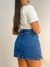 Short Saia Básico Jeans Escuro - Bella Chicca Boutique