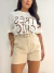 Short Feminino Alfaiataria Com Cinto Isis - loja online