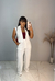 Conjunto Feminino De Colete e Calça Marrant Priscila - comprar online