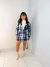 Conjunto Feminino Peluciada de Blusa e Short Saia Xadrez - comprar online
