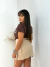 Short Saia Feminina Cargo Sarja Elisa na internet