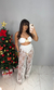 Imagem do Conjunto Feminino Crochê de Cropped e Calça Hot Pants Bahamas