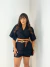 Imagem do Conjunto Feminino de Cropped e Short Saia Crepe Mari