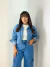 Jaqueta Feminina Jeans Com Barra Desfeita - Bella Chicca Boutique