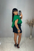 Cropped Feminino Nula Manga Assimetrico Duna - Bella Chicca Boutique
