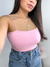 Cropped Feminino Alça Poliamida