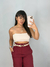 Imagem do Cropped Feminino Alça Poliamida
