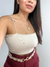 Cropped Feminino Alça Poliamida na internet