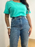 Calça Jeans Feminina Reta Consciência Jeans na internet