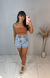 Cropped Feminino Alça Poliamida - Bella Chicca Boutique