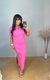 Vestido Feminino Midi Canelado Ágatha na internet