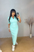 Vestido Feminino Midi Canelado Ágatha