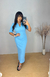 Vestido Feminino Midi Canelado Ágatha - Bella Chicca Boutique