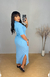 Vestido Feminino Midi Canelado Ágatha