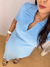 Vestido Feminino Midi Canelado Ágatha - loja online