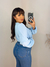 Body Feminino Transpassado Crepe Roberta - Bella Chicca Boutique