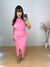 Vestido Feminino Midi Alfaiataria Lia