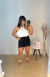 Short Alfaiataria Linho