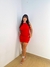 Vestido Feminino Frente Única Canelado Melina