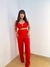 Conjunto de Cropped e Calça Canelado Feminino Agata - Bella Chicca Boutique