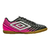 Chuteira Umbro Futsal Fifty V Preto e Rosa Masculino