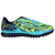 Chuteira Topper Society Strike V Azul e Verde Masculino