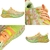Tênis Asics Noosa Tri 16 Amarelo e Laranja Feminino Corrida - KALFE