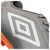 Chuteira Umbro Campo Class Cinza e Laranja Masculino - KALFE