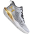 Imagem do Tênis Under Armour Bankshot Cinza e Dourado Masculino Basquete Academia