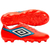 Chuteira Umbro Campo Cannon Laranja e Azul Masculino - comprar online
