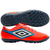 Chuteira Umbro Society Cannon Laranja e Azul Masculino - comprar online