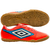 Chuteira Umbro Futsal Cannon Laranja e Azul Masculino - KALFE