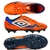 Chuteira Umbro Campo Prisma + Laranja e Branco Masculino na internet
