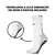 Meia Penalty Perf Grip Branco e Preto Masculino
