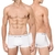 Kit 4 Cuecas Calvin Klein Low Rise Trunk Branco Masculino