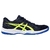 Tênis Asics Upcourt 6 Azul e Amarelo Masculino Esporte - Indoor