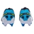Imagem do Chuteira Umbro Campo Score Preto e Azul Masculino