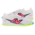 Chuteira New Balance Society Furon Dispatch Tf V7+ Branco e Rosa Masculino - comprar online