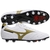 Chuteira Mizuno Campo Morelia Classic MD Branco e Dourado Masculino