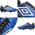 Chuteira Umbro Campo Gravity Azul e Preto Masculino