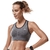 Top Knit Olympikus Cinza e Preto Feminino