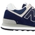 Tênis New Balance 574 V2 Marinho e Branco Masculino Casual na internet