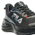 Tênis Fila Racer Comet Preto e Azul Masculino Caminhada Corrida - KALFE