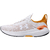 Tênis Under Armour Charged HIT Branco e Laranja Masculino Corrida Academia - KALFE