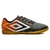 Chuteira Umbro Futsal Warskin Preto e Laranja Masculino