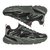 Tênis Fila Street Fit 2 Preto e Cinza Masculino Caminhada Corrida - KALFE