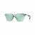RB BLAZE CLUBMASTER 3576 PLATEADO VERDE ESPEJADO