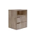 Mesa De Luz EMC Con 2 Cajones Y Estante - tienda online