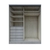 Gran Placard EMC Puertas Corredizas con 5 cajones - EMC Muebles Recoleta - Tienda Oficial